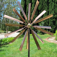 Double Windmill Wind Spinner