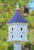 12"W x 28"H - Square Dovecote Birdhouse with Perches