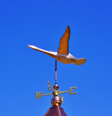 Flying Goose Weathervane at Weathervanes of Maine