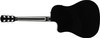 Fender CD-60SCE Dreadnought Electro-Acoustic Guitar, Black, Walnut 
