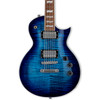 ESP LTD EC-256 Figured Maple Electric Guitar, Cobalt Blue 