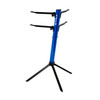 STAY 1100/02 Slim Lightweight Two Tier Curved Top Arms Keyboard Stand, Blue 