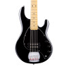 Sterling by Music Man StingRay RAY5 Bass Guitar, Black, Maple Neck 