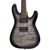 Schecter C-6 Plus Electric Guitar, Charcoal Black 