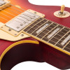 Vintage V100 Icon Electric Guitar, Distressed Cherry Sunburst 