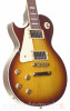 Vintage V100 Icon Electric Guitar Left Hand, Distressed Tobacco Sunburst 