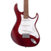 Cort G100 Electric Guitar, Open Pore Black Cherry 