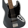 Fender Squier Affinity Series Jazz Bass, Charcoal Frost, Laurel Fingerboard 