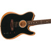 Fender Acoustasonic Player Telecaster Electro-Acoustic Guitar, Brushed Black 