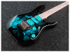 Ibanez JEM77P-BFP Steve Vai Signature Premium Electric Guitar, Blue Floral 