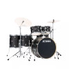 Tama Imperialstar 6 Piece Drum Kit with Hardware in Black Oak Wrap 