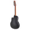 Ovation AB2412II-5S 12-String Electro-Acoustic Guitar, Black Satin 