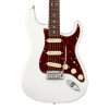 Fender American Ultra Stratocaster Electric Guitar, Arctic Pearl, Rosewood 