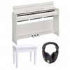 Yamaha Arius YDP-S35WH Digital Piano, White with Bench & Headphones 