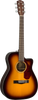 Fender CC-140SCE Electro-Acoustic Guitar, Sunburst w/Case 