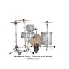 Ludwig Breakbeats Questlove Shell Pack in Silver Sparkle 