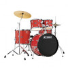 Tama Stagestar 20 Inch 5pc Drum Kit with Hardware and Zildjian Cymbals, Candy Red Sparkle 