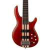Cort Artisan A5 Plus FMMH Electric 5 String Bass, Open Pore Black Cherry 