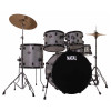 Natal DNA F22 5-Piece Complete Drum Kit with Cymbals, Matte White 