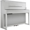 Roland LX-9-PW Flagship Upright Digital Piano, Polished White 