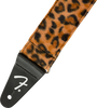 Fender Wild Animal Prints 2 inch Guitar Strap, Leopard Spots 