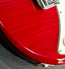 Ernie Ball Music Man USA 89 Silhouette Electric Guitar, Trans Red with Case (pre-owned)