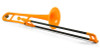 pBone Plastic Trombone, includes Bag & Mouthpiece, Orange 