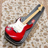 Fender American Standard Stratocaster Left Handed, Candy Apple Red, EMGs & Hard Case (pre-owned)