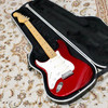 Fender American Standard Stratocaster Left Handed, Candy Apple Red, EMGs & Hard Case (pre-owned)