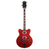 Gretsch G5442BDC Electromatic Hollow Body Short Scale Bass Guitar with Hard Case, Trans Red (pre-owned)