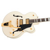 Gretsch Ltd Edition G2420TG Streamliner Hollow Body Single Cut Electric Guitar with Bigsby, Vintage White 