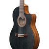 Ibanez GA360TCE-TBK Thinline Electro Acoustic Guitar, Transparent Black 