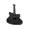 Spira J-400 MBK Baritone Electric Guitar, Satin Black 