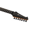 Spira X-407 MBK 7 String Electric Guitar, Satin Black 