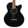 Ibanez AEB8EBK Electro-Acoustic Bass Guitar, Black (pre-owned)