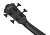 Ibanez AEGB420-BOT Electro Acoustic Bass Guitar, Black Out 
