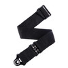 D'Addario Auto Lock Swivel Polypro Guitar Strap, Black 