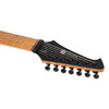 Spira S-607 ABK 7 String Electric Guitar, Black Stain 