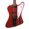 Epiphone Inspired by Gibson Custom 1963 Firebird V Vibrola Electric Guitar, Ember Red with Case (pre-owned)