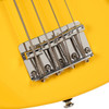 Cort GB Short Scale Electric Bass Guitar, Yellow Crush 