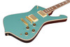 Ibanez IC420-CGM Iceman Electric Guitar, Coral Green Metallic 