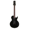 Cort CR50-BK Singlecut Classic Rock Series Electric Guitar, Black 