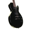 Cort CR50-BK Singlecut Classic Rock Series Electric Guitar, Black 