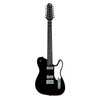 Shergold Telstar Standard ST14 12-String Electric Guitar, Black 