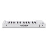 Arturia MicroLab mk3 MIDI Controller, White with Ableton Live 12 Standard 