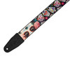 Levys Calaca Series Polyester Guitar Strap, Eyes 
