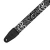 Levys Calaca Series Polyester Guitar Strap, Skulls 