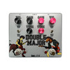 Summer School Electronics Double Major Dual Overdrive Effects Pedal, Silver 