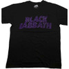 Black Sabbath Unisex T-Shirt Wavy Logo (Black) (Embellished) Large 