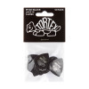 Dunlop Tortex Pitch Black Jazz III 1.14mm Plectrums, Pack of 12 